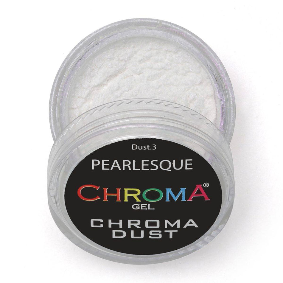 Chroma Dust No.3 Pearlesque Chrome Powder - Mirror Nails 2g - CG - Chroma Gel